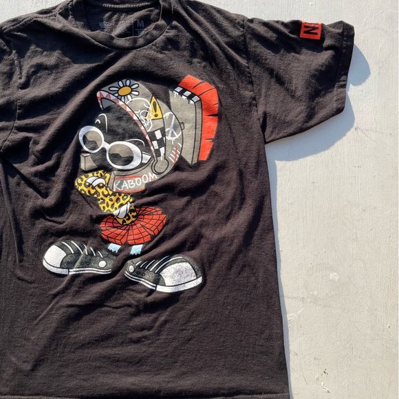 Men's Disney x Neff Black Marvin Martian T-Shirt M Looney Tunes Anime Streetwear - Picture 5 of 12